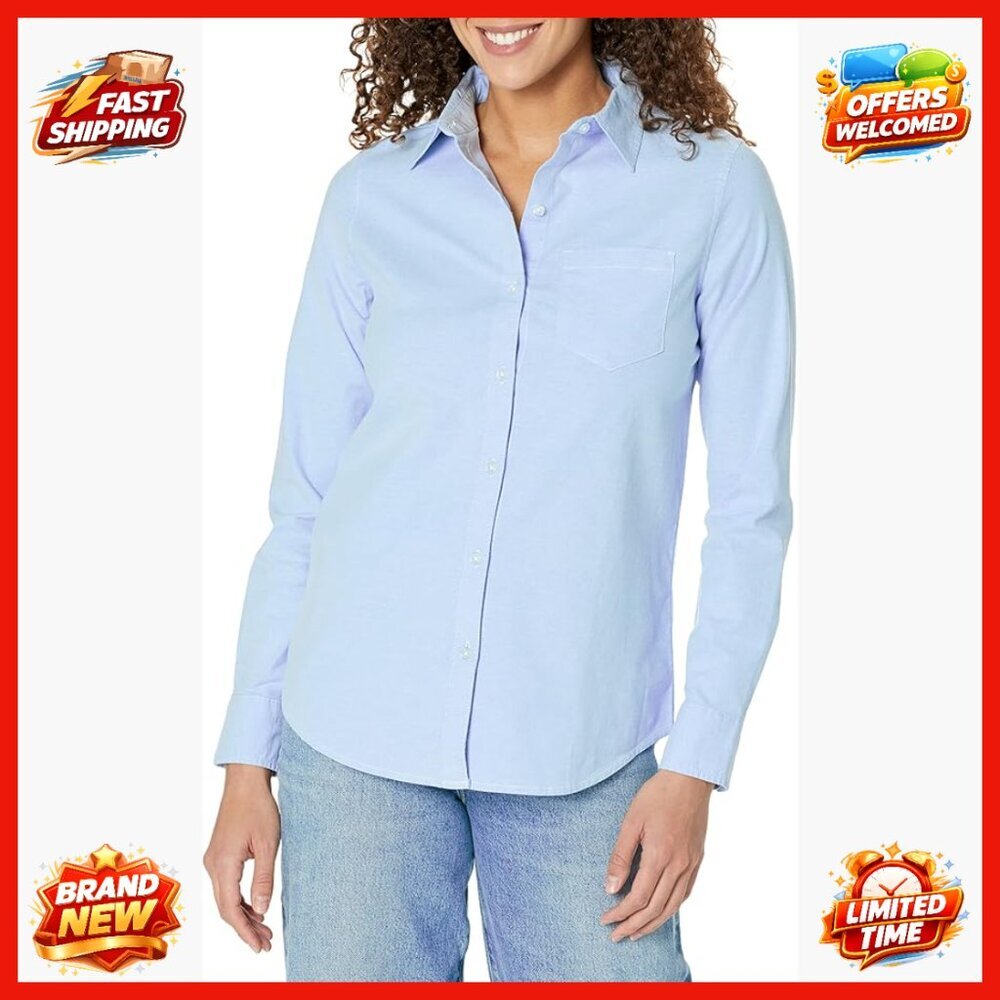 Long Sleeve Stretch Oxford Button Down Shirt Regular Fit Plus Size